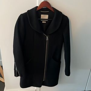 Aritzia Wilfred cocoon side zip woolen coat. Wilfred